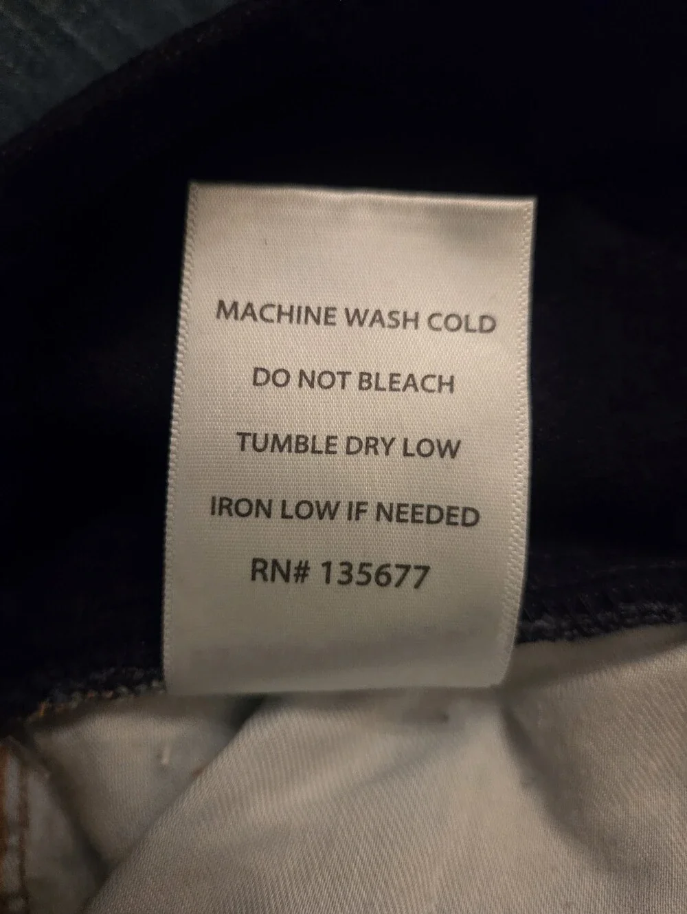 M RENA Maternity Wide Leg Raw Hem Jeans Size Large NWT - Picture 7 of 8